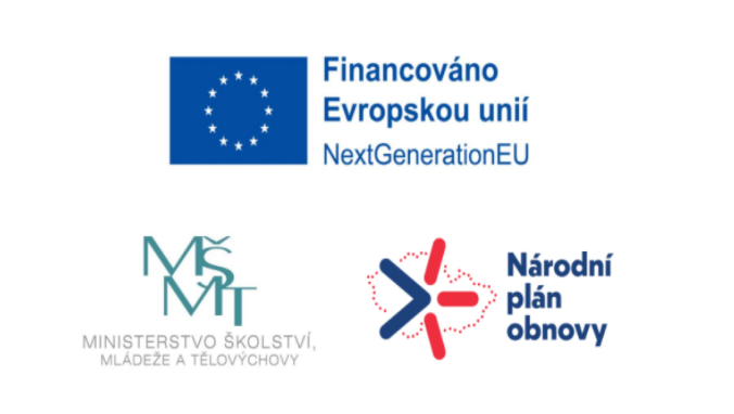 Loga MŠMT Národní plán obnovy
Financováno Evropskou unií
NextGenerationEU
