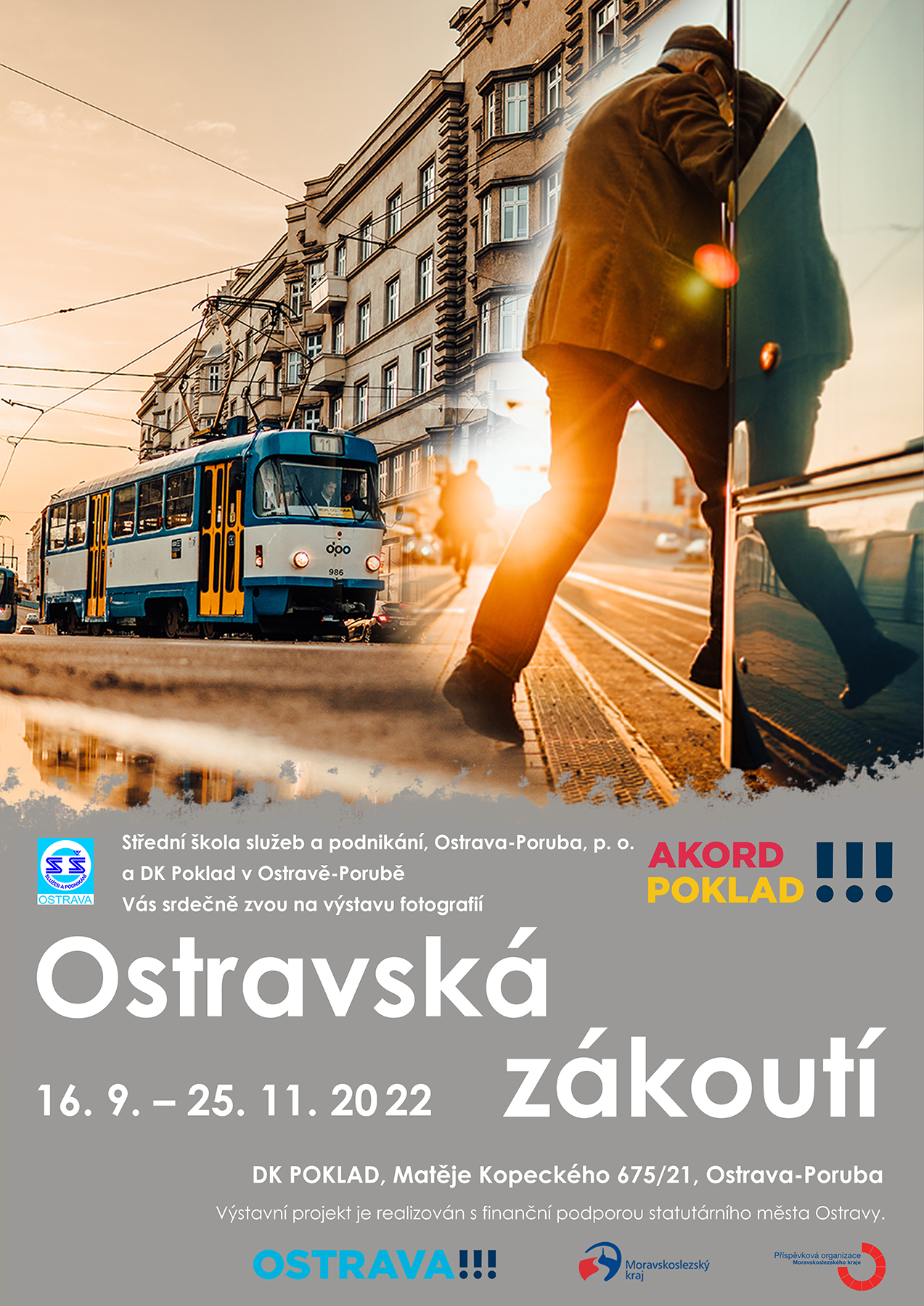 Plakát k výstavě Ostravská zákoutí